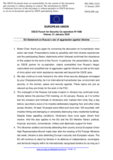 Statement by the Belgian EU Presidency on the Russian war of aggression against Ukraine