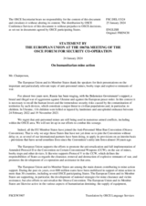 Statement by the Belgian EU Presidency on Humanitarian Mine Action – Victim Assistance