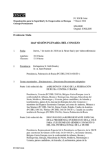 Diario de la 1464ª Sesión plenaria del Consejo Permanente