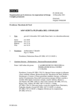 Giornale della 1456a Seduta plenaria del Consiglio permanente