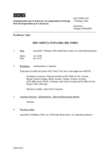 Giornale della 1069a Seduta plenaria del Foro di cooperazione per la sicurezza