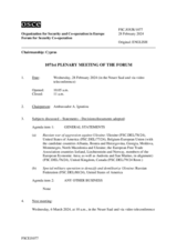 Journal of the 1071st Plenary Meeting of the Forum for Security Co-operation