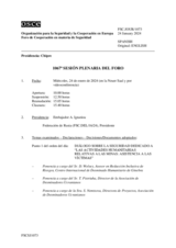Diario de la 1067ª Sesión plenaria del Foro de Cooperación en materia de Seguridad