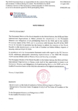 Response by the Delegation of Slovakia to the Questionnaire on the Code of Conduct on Politico-Military Aspects of Security