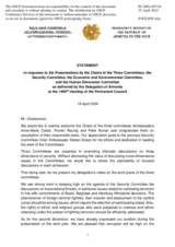 Statement by the Delegation of Armenia in response to the presentation by the Chairs of the Three Committees
