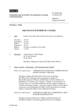 Journal de la 1466ème séance plénière du Conseil