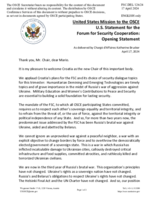 Opening session statement by the Delegation of the United States of America