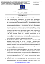 Closing statement by the Belgian EU Presidency