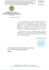 Response by the Delegation of Kazakhstan to the Questionnaire on Anti-Personnel Mines and Explosive Remnants of War Response by the Delegation of Kazakhstan to the Questionnaire on Anti-Personnel Mines and Explosive Remnants of War