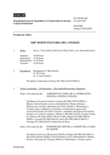 Diario de la 1469ª Sesión plenaria del Consejo Permanente