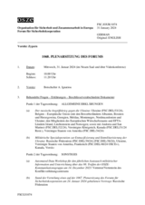 Journal der 1068. Plenarsitzung des Forums für Sicherheitskooperation