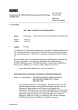 Journal der 1467. Plenarsitzung des Ständigen Rates 