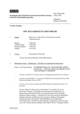 Journal der 1076. Plenarsitzung des Forums für Sicherheitskooperation