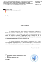 Response by the Delegation of Germany to the Questionnaire on Anti-Personnel Mines and Explosive Remnants of War Response by the Delegation of Germany to the Questionnaire on Anti-Personnel Mines and Explosive Remnants of War