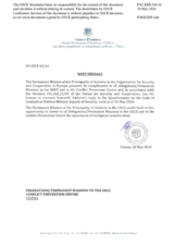 Response by the Delegation of Andorra to the Questionnaire on the Code of Conduct on Politico-Military Aspects of Security Response by the Delegation of Andorra to the Questionnaire on the Code of Conduct on Politico-Military Aspects of Security