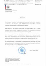 Information Exchange by the Delegation of Liechtenstein on Conventional Arms Transfer Information Exchange by the Delegation of Liechtenstein on Conventional Arms Transfer