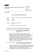 Journal der 1471. Plenarsitzung des Ständigen Rates 