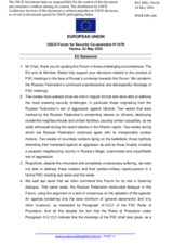 Further statement by the Belgian EU Presidency on the draft agenda