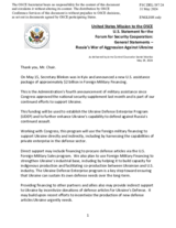 Statement by the Delegation of the United States of America on the Russian war of aggression against Ukraine