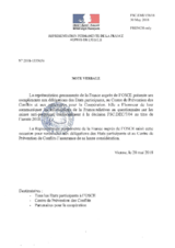 Response by the Delegation of France to the Questionnaire on Anti-Personnel Mines and Explosive Remnants of War