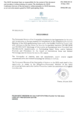 Response by the Delegation of Andorra to the Questionnaire on Participating States’ Policy and/or National Practices and Procedures for the Export of Conventional Arms and Related Technology