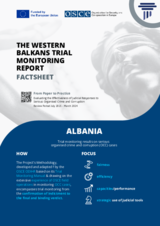 The Western Balkans Trial Monitoring Report Factsheet: Albania