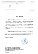 Response by the Delegation of the Holy See to the Questionnaire on Anti-Personnel Mines and Explosive Remnants of War Response by the Delegation of the Holy See to the Questionnaire on Anti-Personnel Mines and Explosive Remnants of War