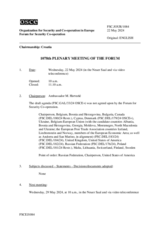 Journal of the 1078th Plenary Meeting of the Forum for Security Co-operation