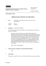 Journal of the 1080th Plenary Meeting of the Forum for Security Co-operation