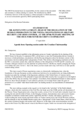 Opening session statement by the Delegation of the Russian Federation