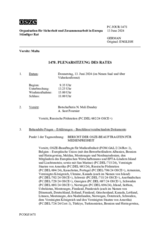 Journal der 1478. Plenarsitzung des Ständigen Rates 