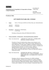 Diario de la 1475ª Sesión plenaria del Consejo Permanente