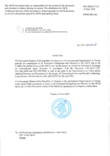 Response by the Delegation of Lithuania to the Questionnaire on Participating States’ Policy and/or National Practices and Procedures for the Export of Conventional Arms and Related Technology Response by the Delegation of Lithuania to the Questionnaire on Participating States’ Policy and/or National Practices and Procedures for the Export of Conventional Arms and Related Technology