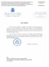 Information Exchange by the Delegation of Spain on Conventional Arms Transfer Information Exchange by the Delegation of Spain on Conventional Arms Transfer