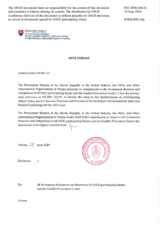 Response by the Delegation of Slovakia to the Questionnaire on Participating States’ Policy and/or National Practices and Procedures for the Export of Conventional Arms and Related Technology