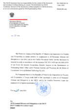 Response by the Delegation of Poland to the Questionnaire on Participating States’ Policy and/or National Practices and Procedures for the Export of Conventional Arms and Related Technology