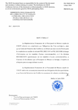 Information Exchange by the Delegation of Monaco on Conventional Arms Transfer Information Exchange by the Delegation of Monaco on Conventional Arms Transfer
