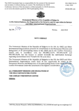 Information Exchange by the Delegation of Bulgaria on Conventional Arms Transfer Information Exchange by the Delegation of Bulgaria on Conventional Arms Transfer