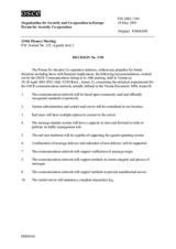 Forum for Security Co-operation Decision No. 3/98