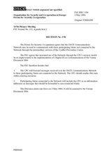 Forum for Security Co-operation Decision No. 3/96