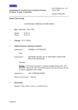 Journal of the 147th Plenary Meeting of the Forum for Security Co-operation