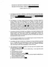 OSCE Panel of Adjudicators Decision 3/2016 OSCE Panel of Adjudicators Decision 3/2016