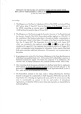 OSCE Panel of Adjudicators Decision 2/2017 OSCE Panel of Adjudicators Decision 2/2017