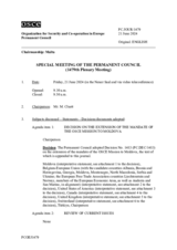 Journal of the 1479th Special Plenary Meeting of the Permanent Council