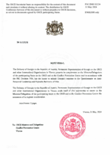 Response by the Delegation of Georgia to the Questionnaire on Anti-Personnel Mines and Explosive Remnants of War Response by the Delegation of Georgia to the Questionnaire on Anti-Personnel Mines and Explosive Remnants of War