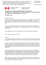 Statement by the Delegation of Canada on the Russian Federation’s ongoing aggression against Ukraine