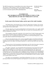 Statement by the Hungarian EU Presidency in response to the Financial Report and Financial Statements for the Year ended 31 December 2023 and the Report of the External Auditor and the Annual Report of the Audit Committee