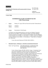 Journal der 1486. Sondersitzung des Ständigen Rates