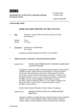 Journal of the 1490th Plenary Meeting of the Permanent Council