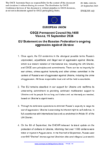 Statement by the Hungarian EU Presidency on the Russian Federation’s ongoing aggression against Ukraine